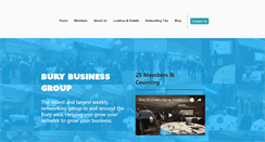 Desktop Screenshot of burybusinessgroup.org.uk